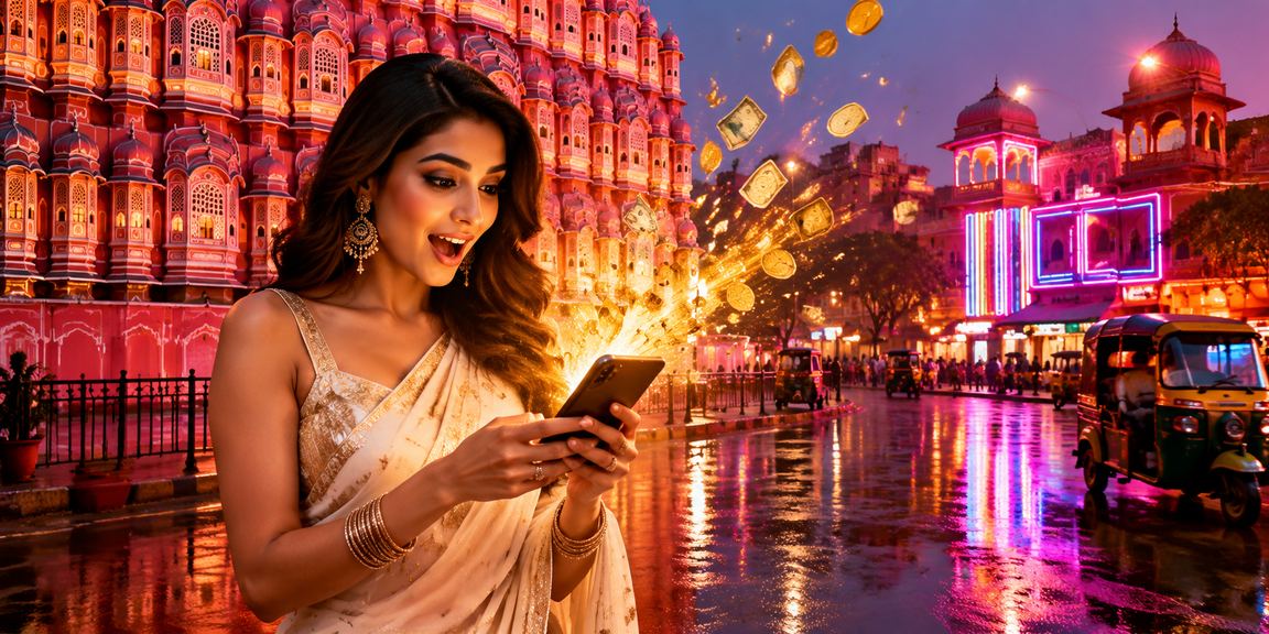 Vibrant Indian cityscape with cultural vibes reflecting spirited entertainment
